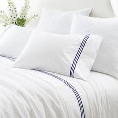 Trio Pillowcases (Pair) | Indigo