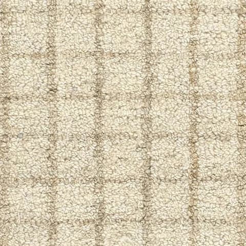 Conall Hand Micro Hooked Wool Custom Rug Swatch | Natural