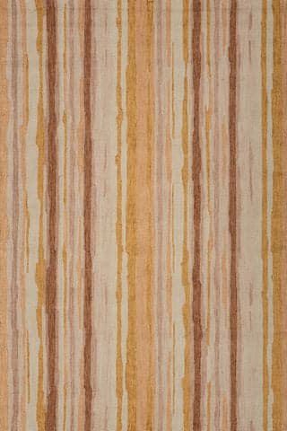 Zare Transitional Abstract Indoor Rug | Orange