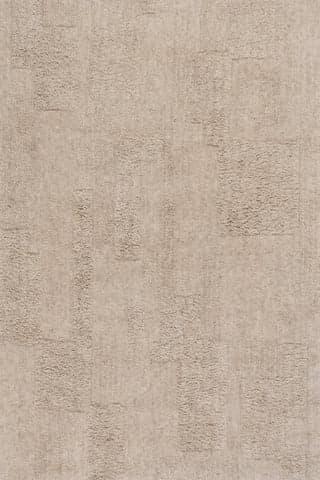 Isolated view of Tan Rectangle Sorvelle Modern Solid Wool Rug, showcasing its design