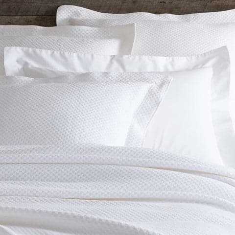 Classic Hemstitch sham | White