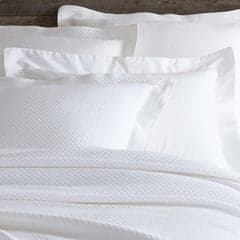 Classic Hemstitch sham | White