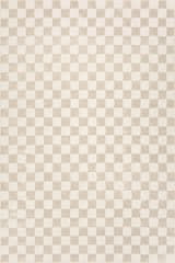 Isolated view of Cream Rectangle Cape May Plush Textured Washable Rug, showcasing its design