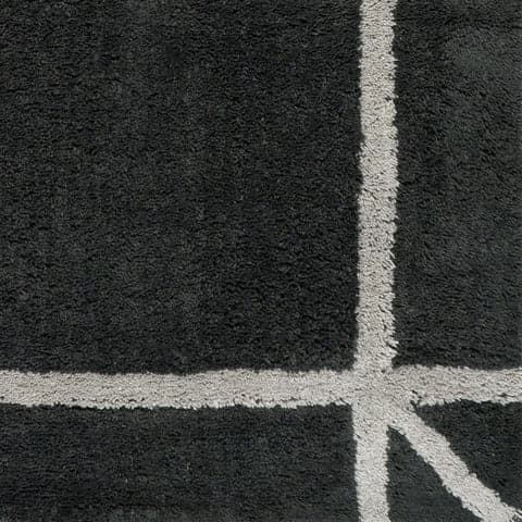 Isolated view of Blue Swatch Sivra Bordered Rug, showcasing its design