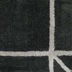 Isolated view of Blue Swatch Sivra Bordered Rug, showcasing its design