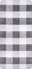 Isolated view of Grey Rectangle Buffalo Plaid Printed Anti-Fatigue Mat, showcasing its design