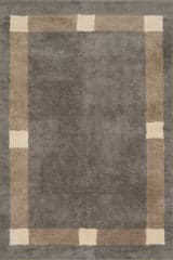 Silja Bordered Rug | Slate