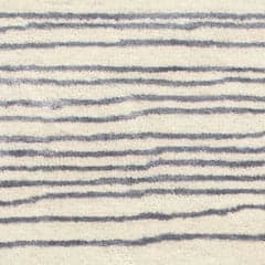 Striae Hand Tufted Wool Rug Swatch | Pewter Blue