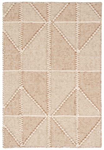 Ojai Hand Loom Knotted Cotton Rug | Wheat