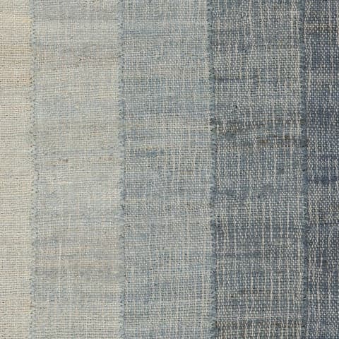 Tayo Modern Striped Indoor Rug Swatch | Blue