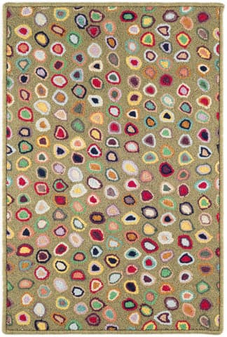Cat's Paw Hand Micro Hooked Wool Custom Rug | Sage