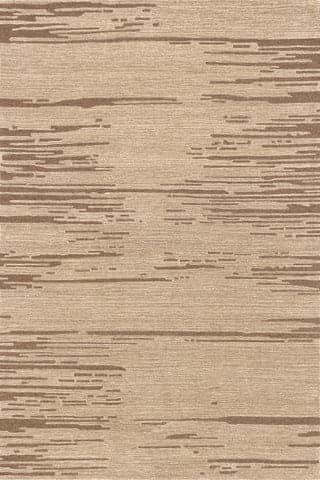 Isolated view of Beige Rectangle Barun Rug, showcasing its design