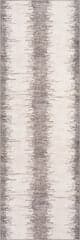 Isolated view of Ivory Runner Fauzi Bohemian Washable Rug, showcasing its design