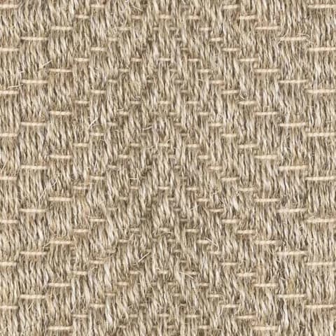 Wave Woven Sisal Rug Swatch | Natural