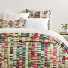 Penelope Stripe Coverlet | Multi