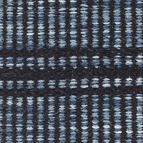Malta Handwoven Wool Rug Swatch | Navy