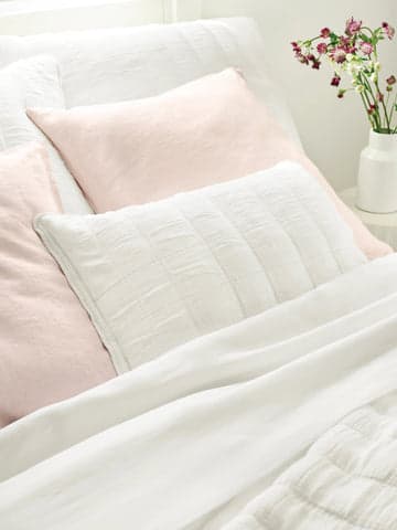 Monet Quilted Sham | White