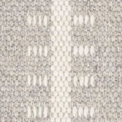 Tailor Stripe Woven Wool Custom Rug Swatch | Platinum