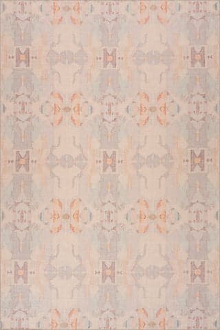 Bize Transitional Abstract Washable Rug | Multicolor