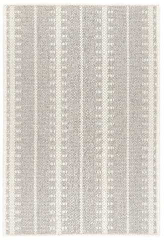 Tailor Stripe Woven Wool Custom Rug | Platinum