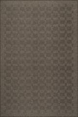 Isolated view of Charcoal Rectangle Walker Modern Checkered Washable Rug, showcasing its design