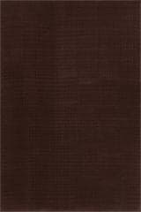 Isolated view of Brown Rectangle Millburn Plush Textured Washable Rug, showcasing its design