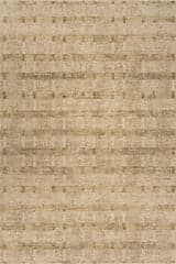 Isolated view of Brown Rectangle Hearthstone Modern Bohemian Rug, showcasing its design