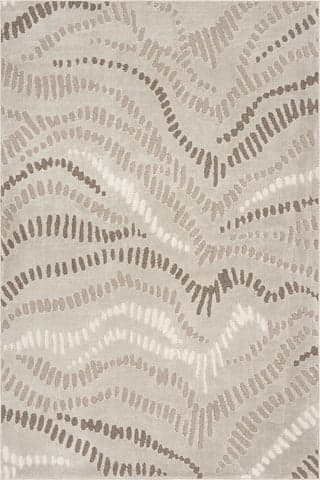 Isolated view of Beige Rectangle Harrah Modern Abstract Rug, showcasing its design