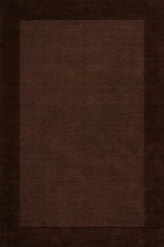 Isolated view of Truffle Brown  Sanami Striped Bohemian Rug, showcasing its design