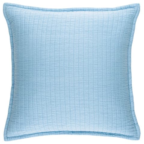 Boyfriend Matelasse Sham | Soft Blue
