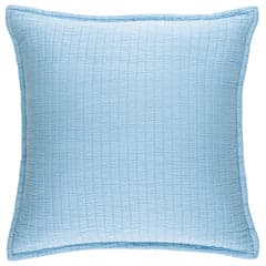 Boyfriend Matelasse Sham | Soft Blue