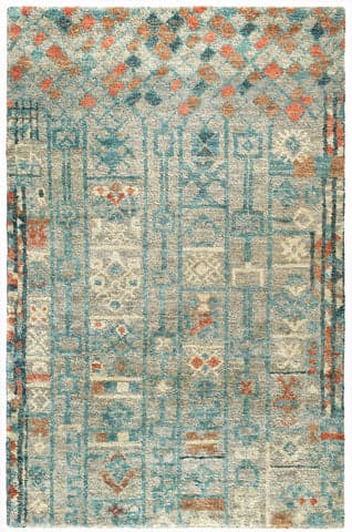 Pastiche Hand Knotted Jute Rug | Multi