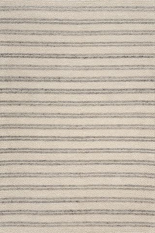 Venit Modern Striped Farmhouse Rug | Beige