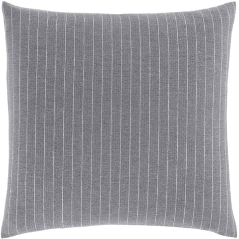 Chalk Stripe Sham | Grey