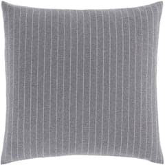 Chalk Stripe Sham | Grey