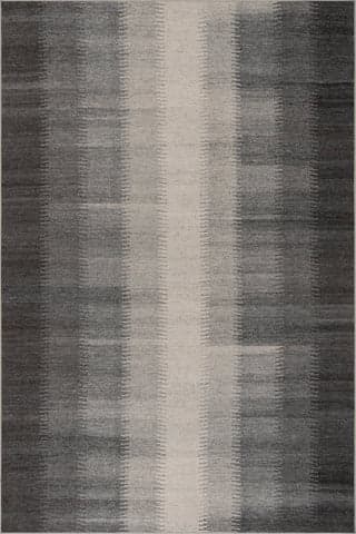 Ronan Ikat Machine Washable Rug | Charcoal