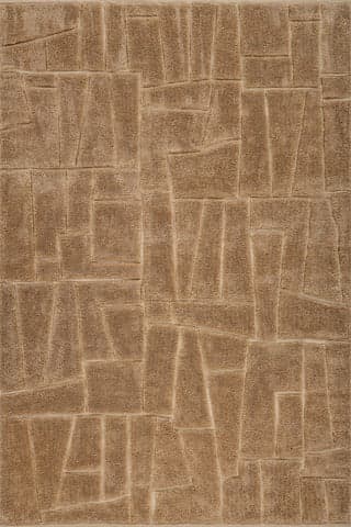 Brela Abstract Bohemian Rug | Brown