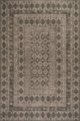 Isolated view of Blue  Ravika Traditional Vintage & Distressed Rug, showcasing its design