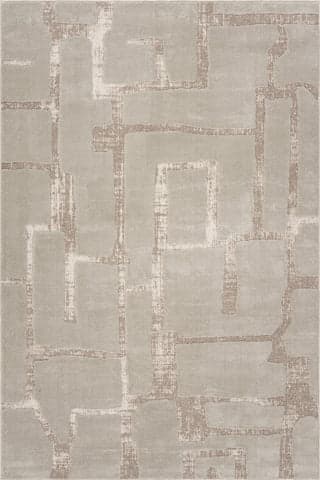 Isolated view of Beige Rectangle Zafirway Modern Abstract Rug, showcasing its design