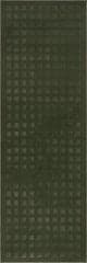 Isolated view of Green Runner Lambertville Plush Textured Washable Rug, showcasing its design