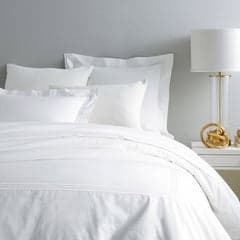 Trio Duvet Cover | White