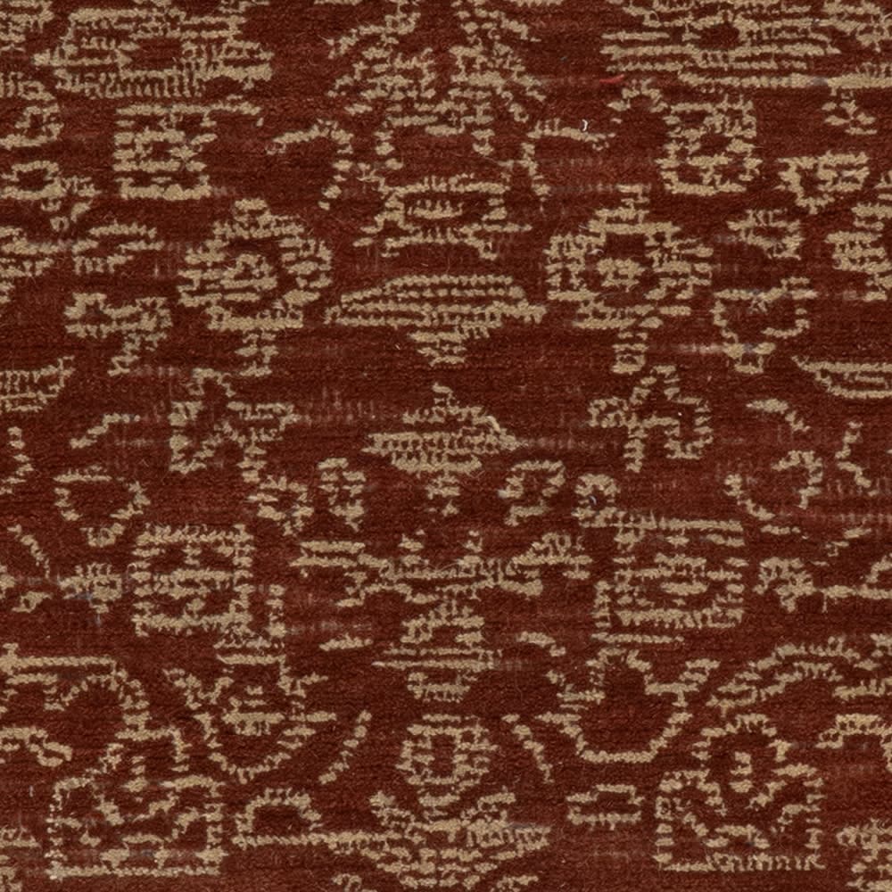 Quenl Vintage Handmade Wool Rug Swatch | Red – Rugs USA