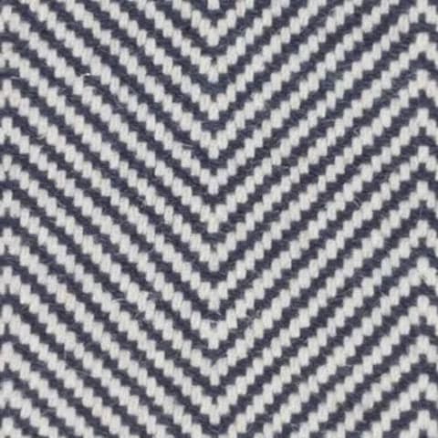 Batiste Woven Wool Custom Rug Swatch | Navy