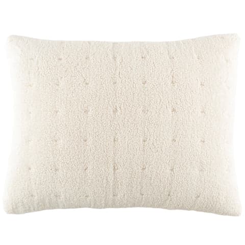 Marshmallow Fleece Puff Sham | Ivory