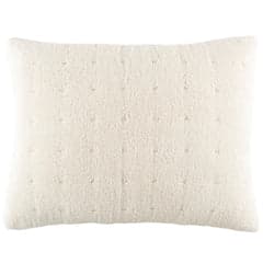 Marshmallow Fleece Puff Sham | Ivory
