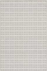 Isolated view of Grey Rectangle Mallard Plaid Ridged Custom Rug, showcasing its design