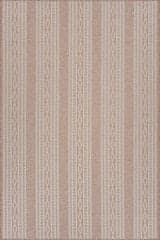 Isolated view of Natural Rectangle Tildea Bohemian Striped Indoor/Outdoor Rug, showcasing its design