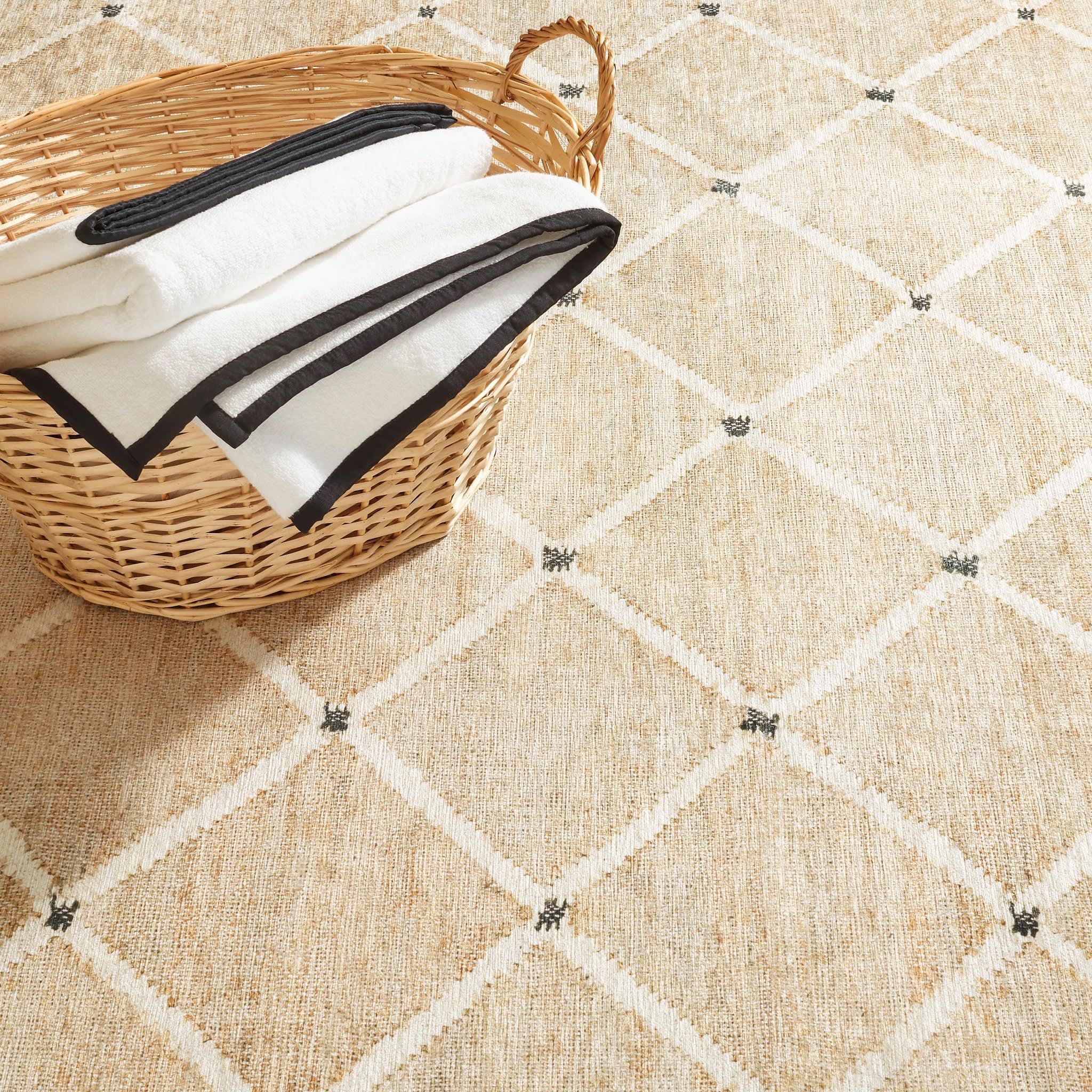 Kali Machine Washable Rug | Natural – Rugs USA