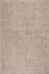 Isolated view of Tan Rectangle Morristown Antiqued Jute-Blend Rug, showcasing its design