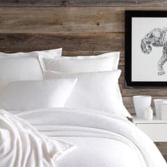 Interlaken Matelasse Sham | White
